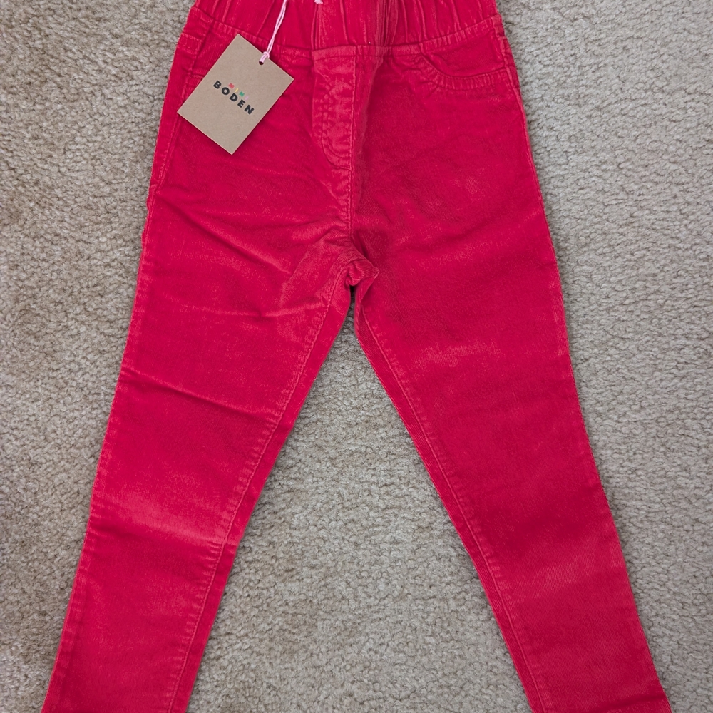 Mini Boden, Red Pants Ages 3-4